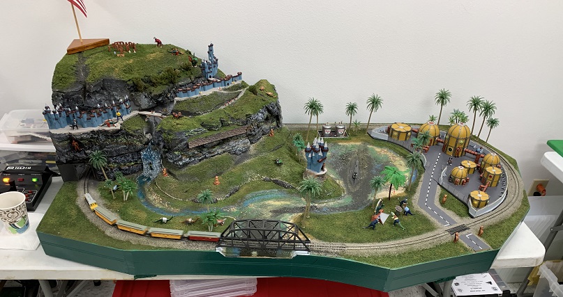 N-Scale layout with a fantasy theme