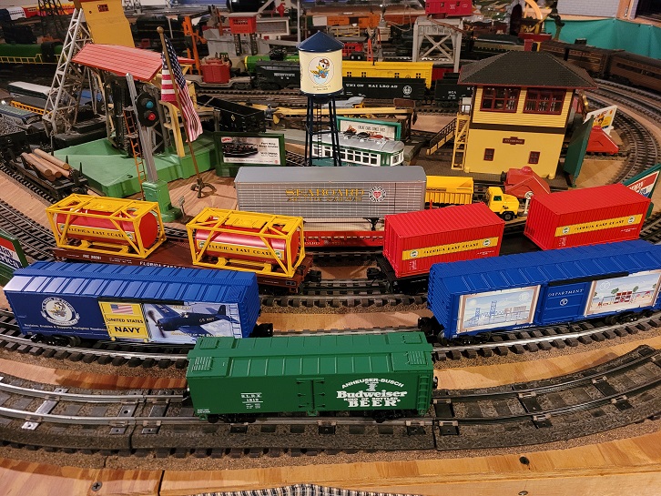 Tower on Layout with Convention Cars