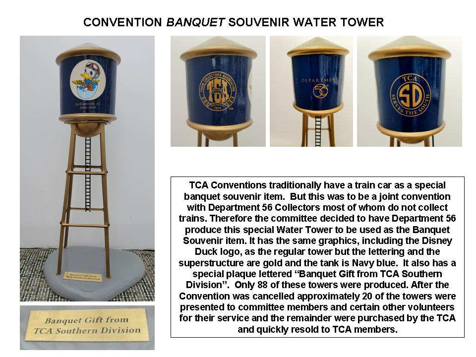 2020 Convention Department 56 Banquet Water Tower
