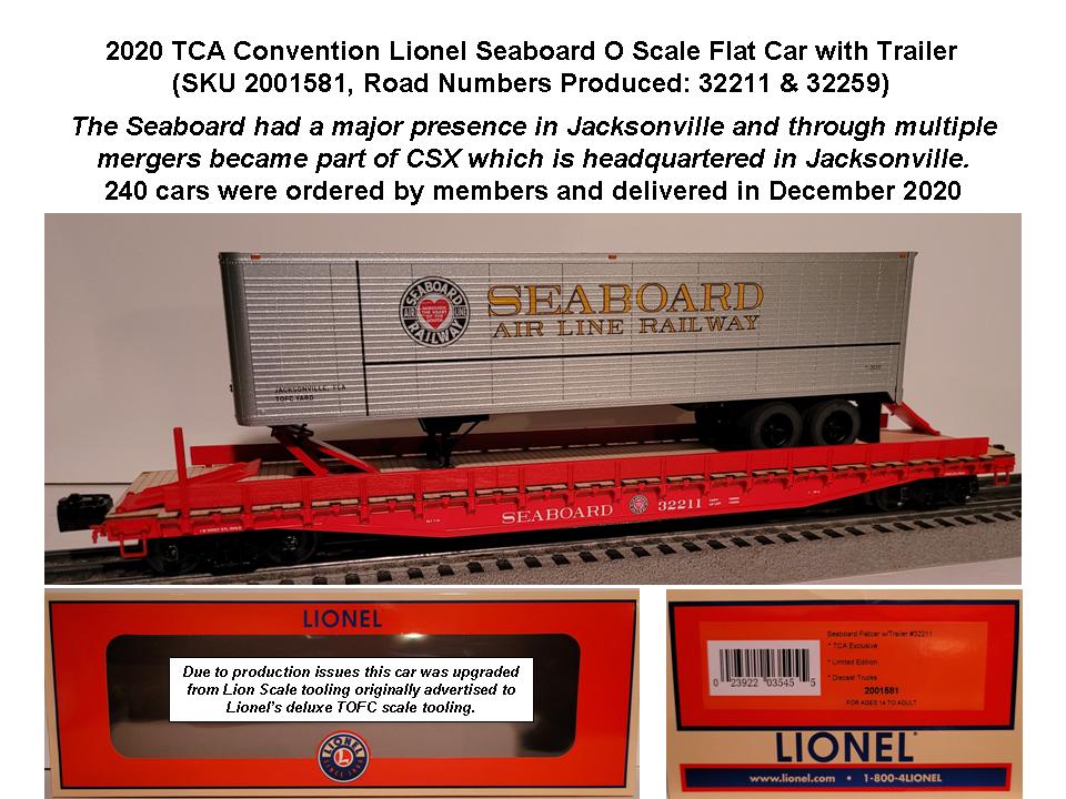 2020 Convention Seaboard Air Line Flatcar